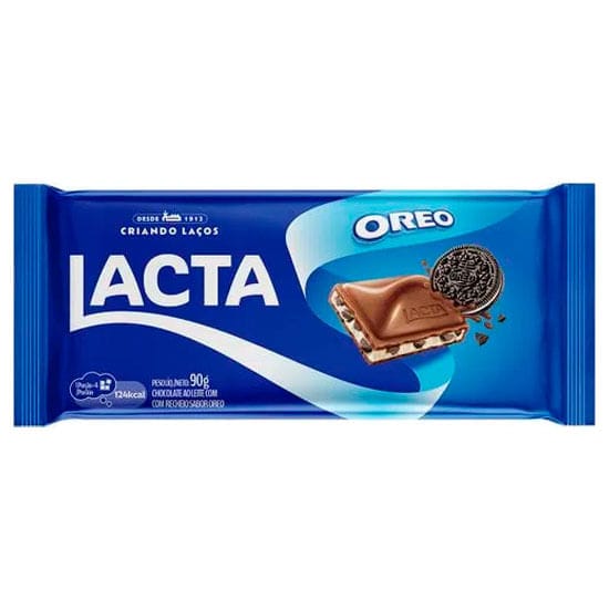 TABLETE LACTA OREO AO LEITE RECHEADO 80GRS